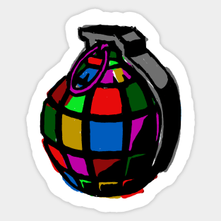 Peace grenade Sticker